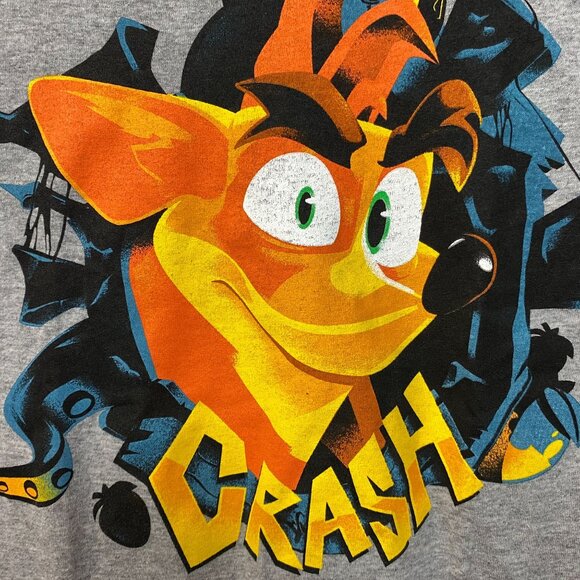 Crash Bandicoot Retro Video Game Classic Graphic Design T-Shirt Large - Picture 4 of 4